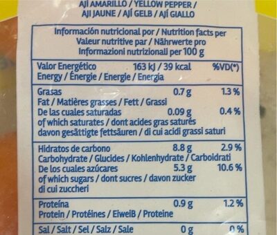 Aji Amarillo Congelado America 500g